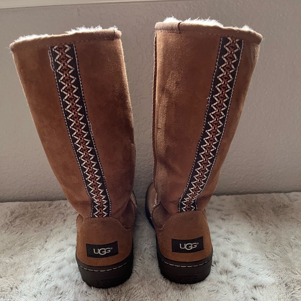 Ugg Suede Ultra Revival Genuine Shearling Tall Boot - Narrow Calf